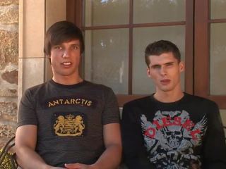 Two captivating Dudes Fuck For The First Time